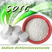 CAS Ilfheidhme Ardchaighdeáin 2893-78-9 25Kg Drumaí 60 faoin gcéad Púdar Íonachta Sóidiam Déchlóireoisocyanurate SDIC