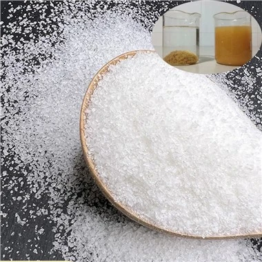 Úsáidtear go forleathan Téachtach Flocculant Polyacrylamide PAM